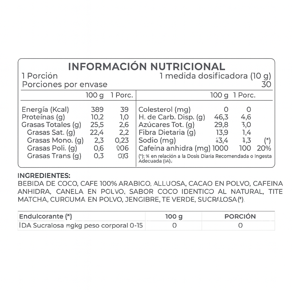 COFFIT CAFÉ ENERGIZANTE - REVITTA / 100MG CAFEÍNA