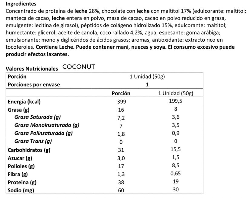 BARRA DE PROTEINA 50G - SPACE PROTEIN