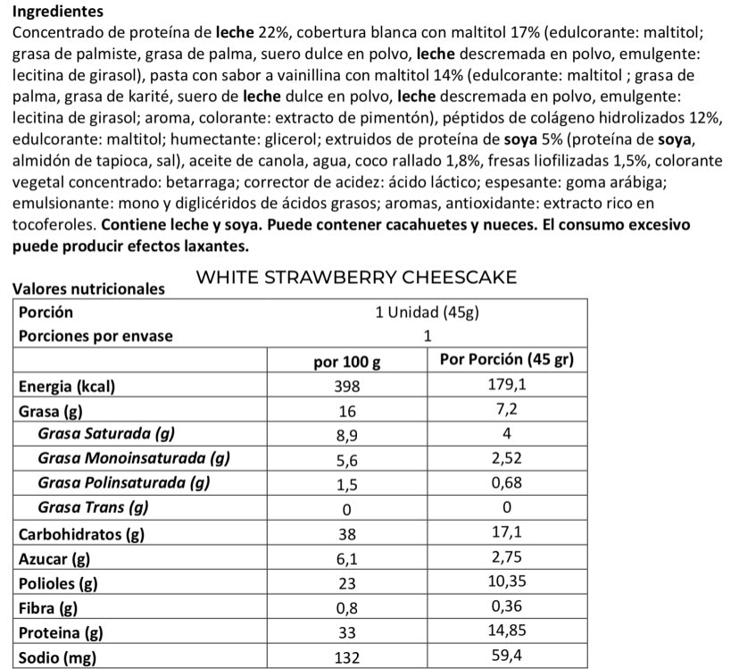 BARRA DE PROTEÍNA 45G - SPACE PROTEIN